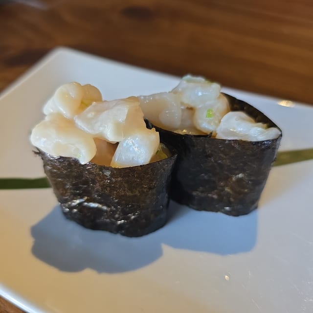 Scallop Sushi.