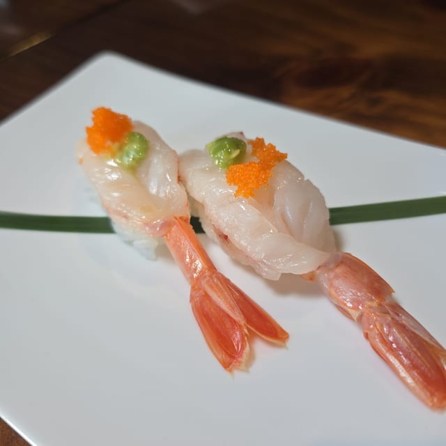Sweet Shrimp Sushi.