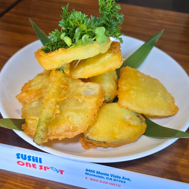 Vegegie Tempura.