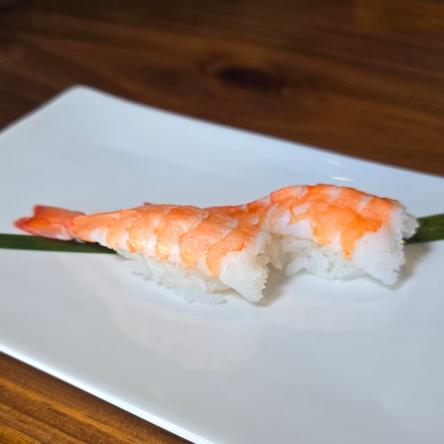 Shrimp Sushi.