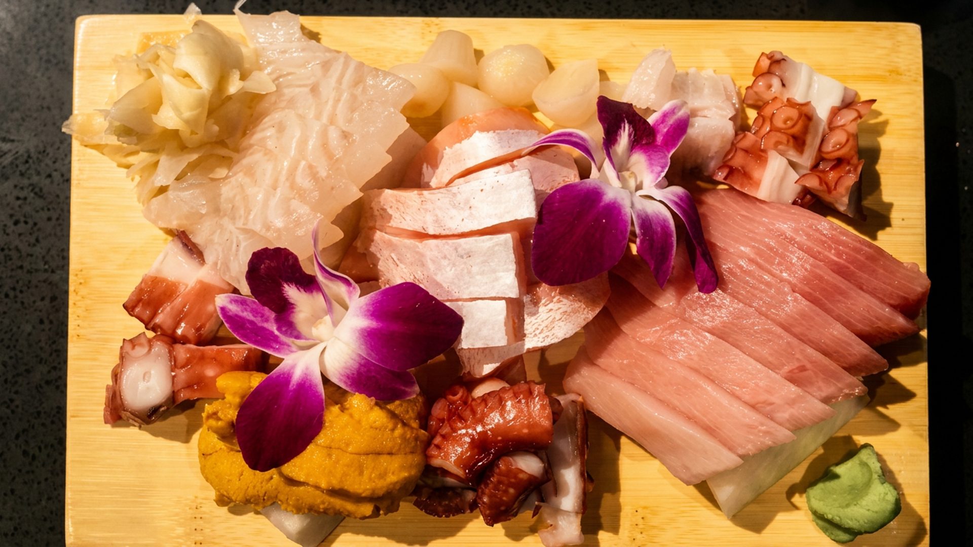 Fresh fish, beautifully plated