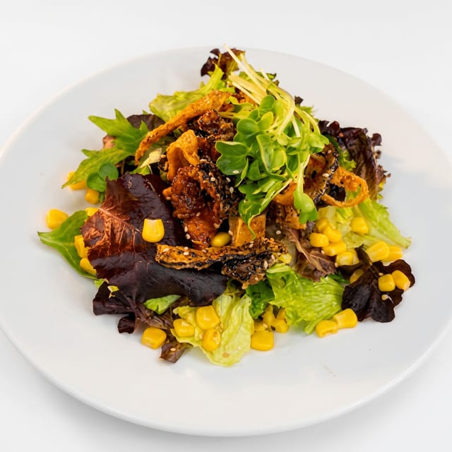 Salmon Skin Salad.
