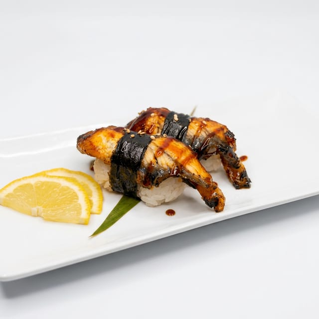 Fresh Water Eel Sushi.