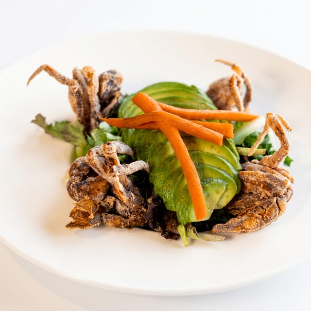 Soft Shell Crab Salad.